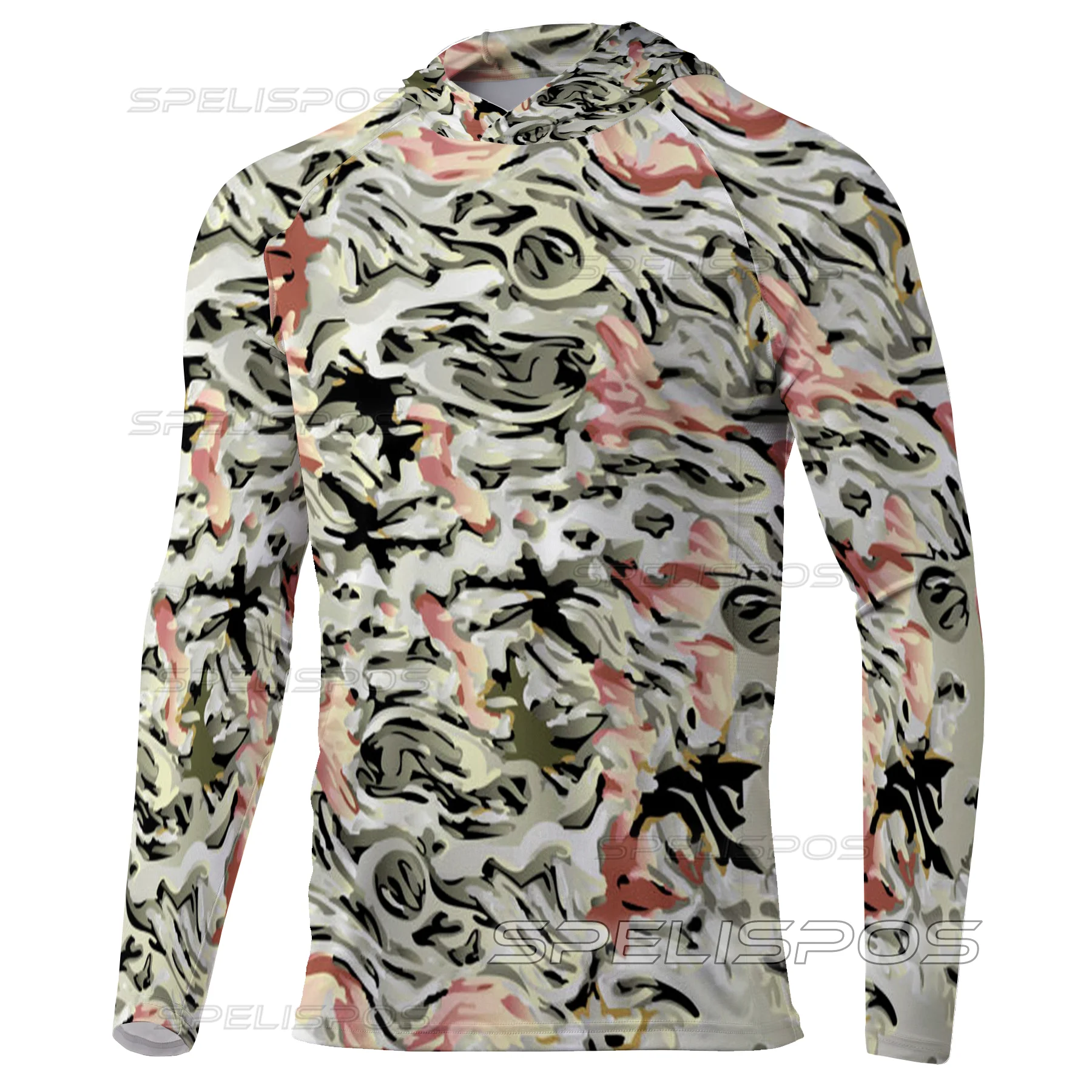 Running Gear Yacht - Hoodie kaus memancing UPF 50 +