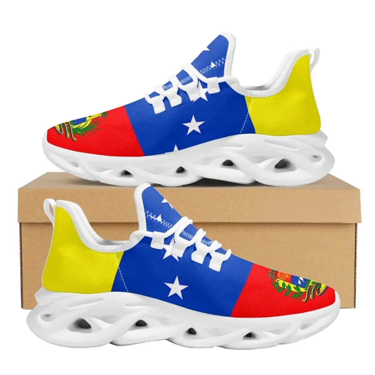 Running Gear For Women - Sepatu Bendera Venezuela untuk Wanita Pria