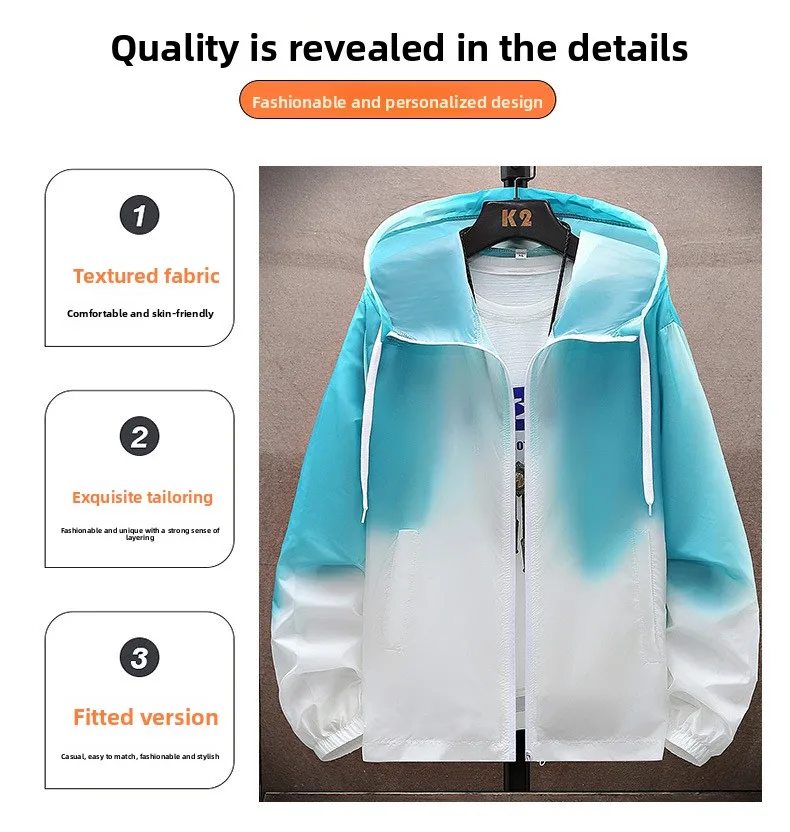 Running Gear Youth - Pakaian Pelindung UV Sutra Es Tipis