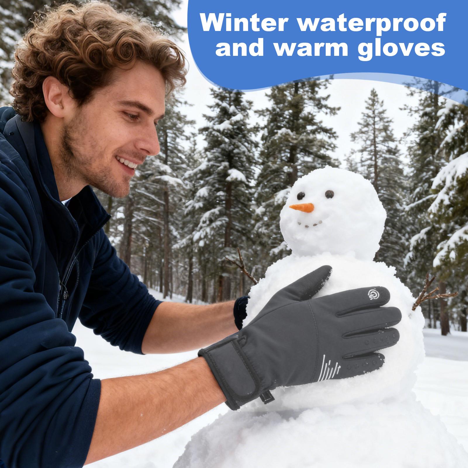 Running Gear In Snow - Sarung Tangan Hangat Tahan Angin Layar