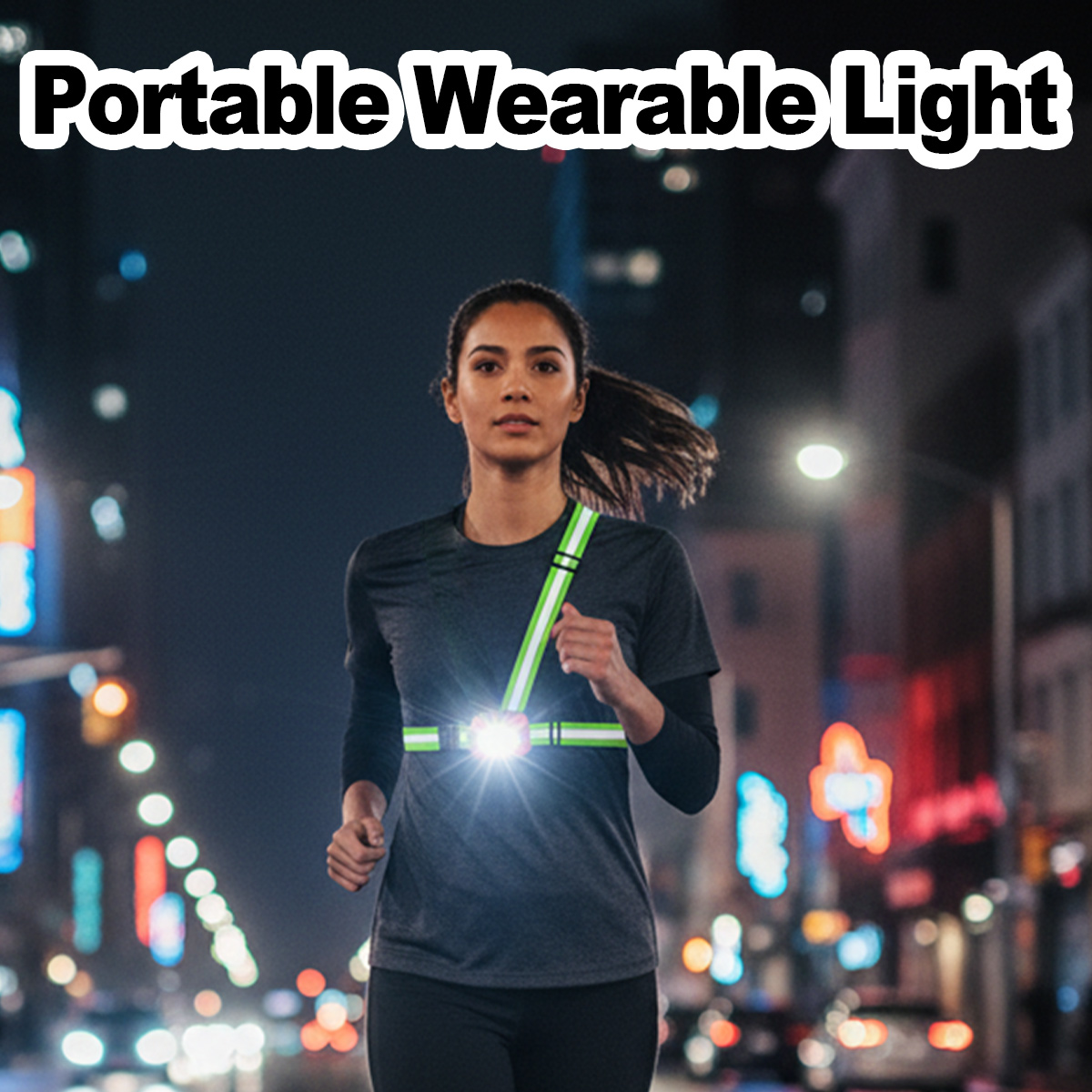 Running Gear For Night - Lampu Lari USB Dapat Diisi Ulang