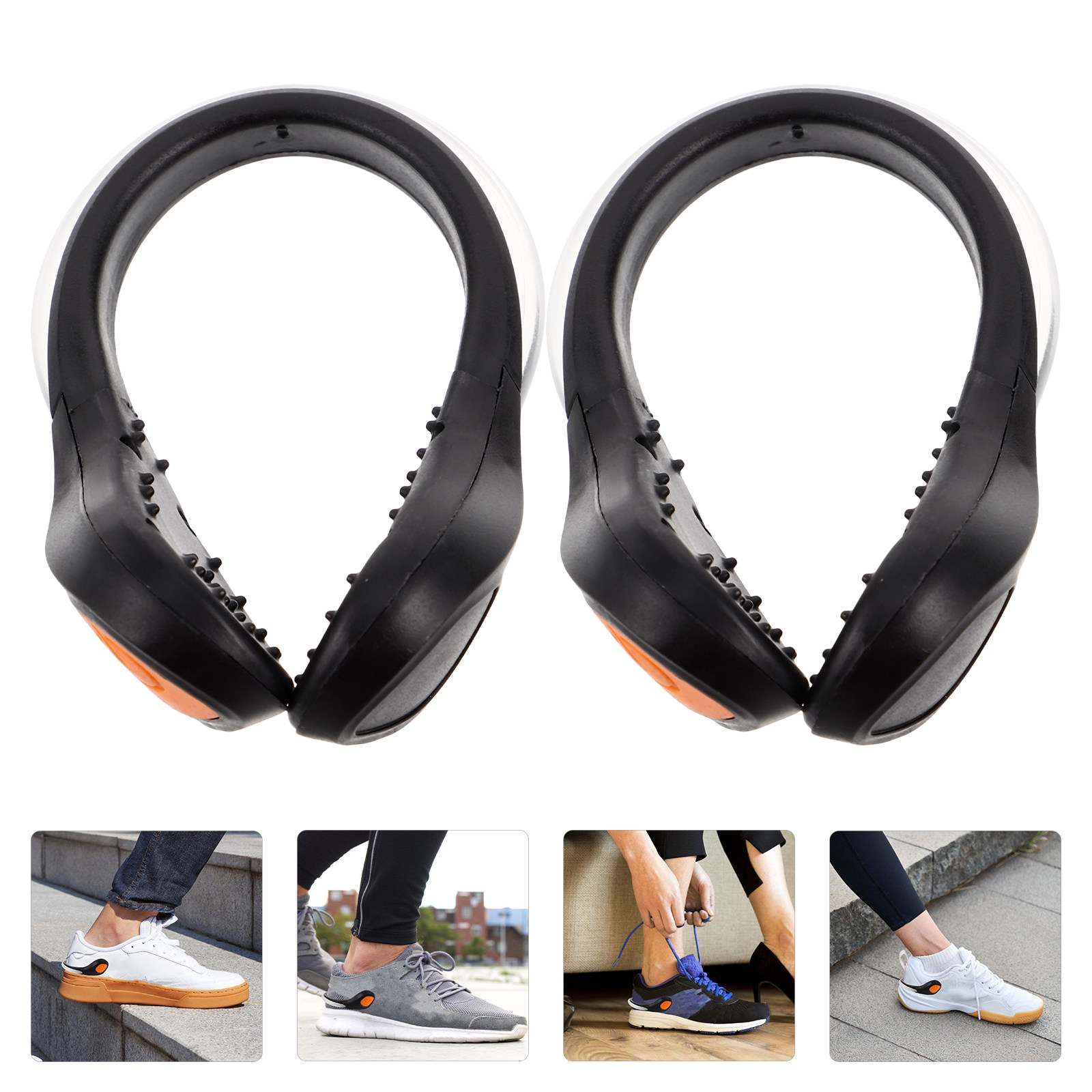 Running Gear For Night - 2 Buah Lampu Klip Sepatu LED