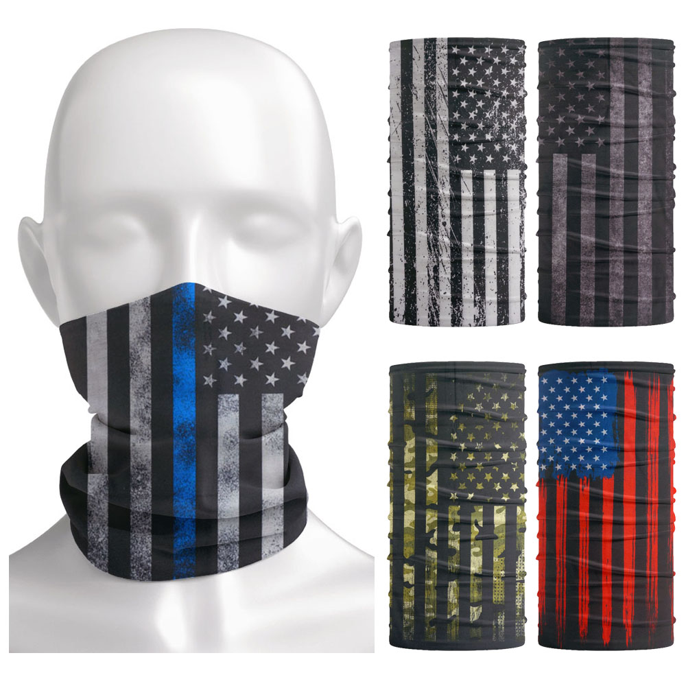 Running Gear Youtube - Kustom Bendera Amerika Leher Gaiter USA