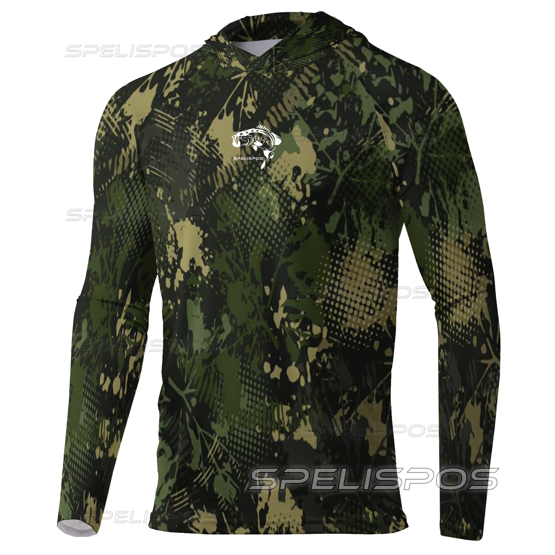 Running Gear Yacht - Hoodie kaus memancing UPF 50 +