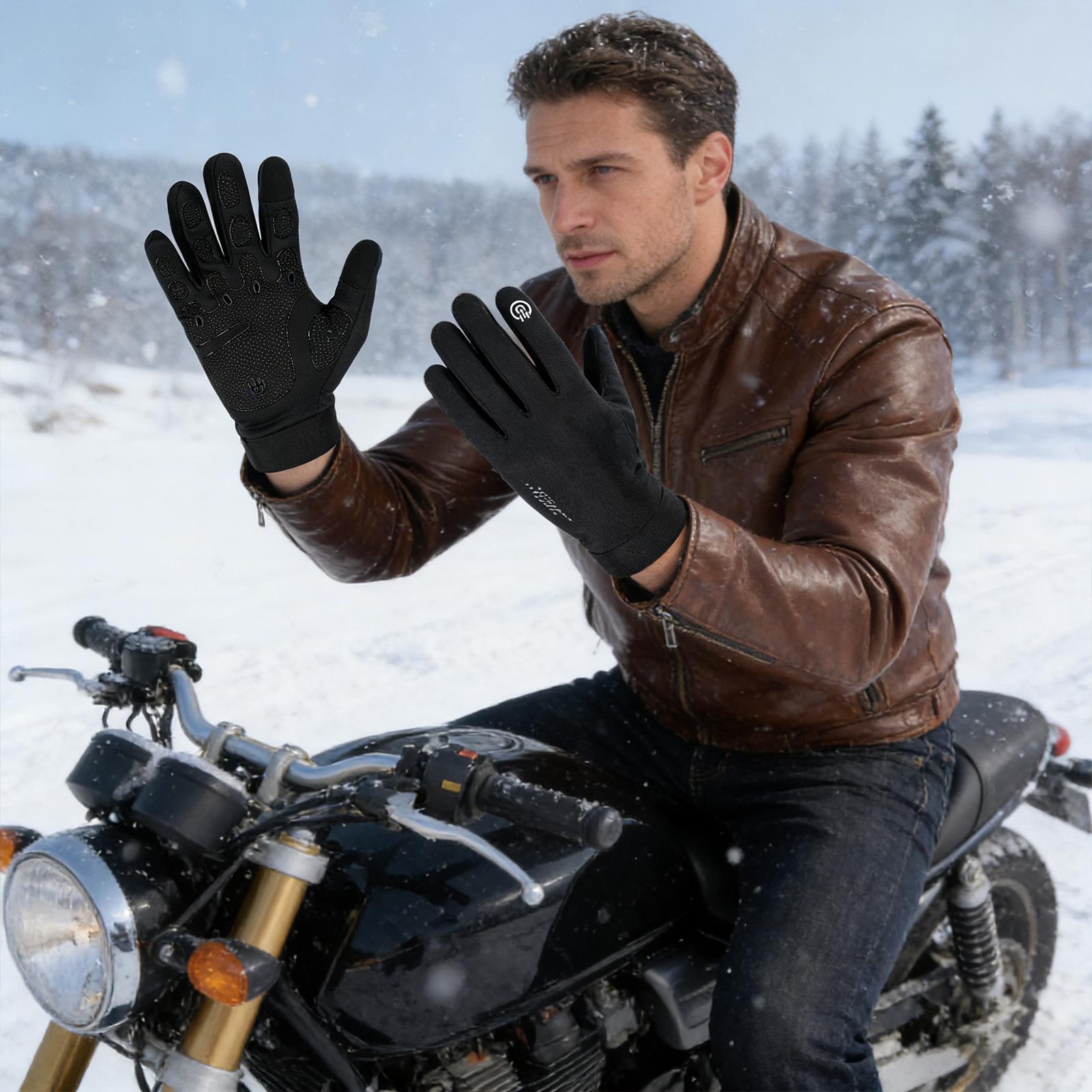 Running Gear In Snow - Sarung Tangan Bersepeda Musim Dingin Full