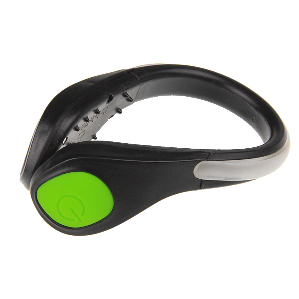 Running Gear For Night - 1 Buah Klip Sepatu LED Hijau