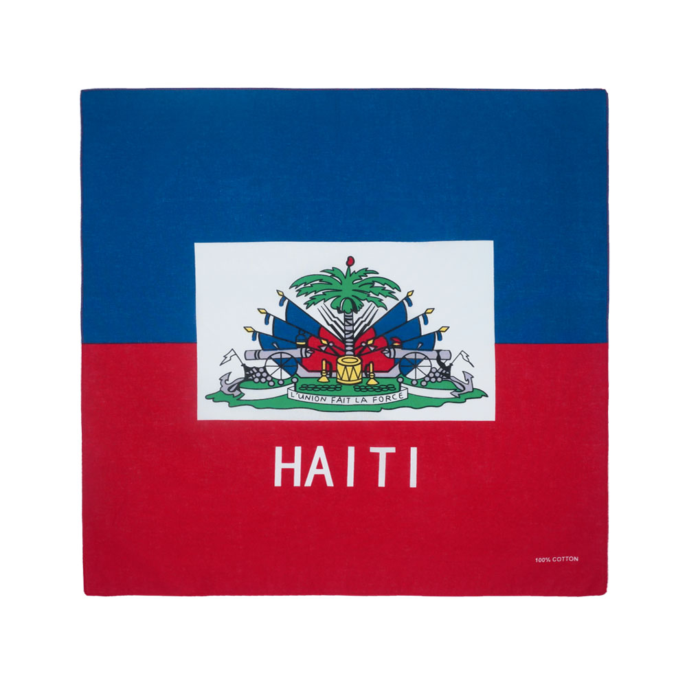 Running Gear Gifts For Women - Haiti bendera Bandana 100% katun wanita