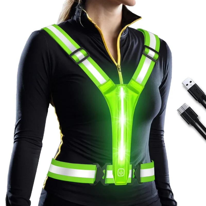 Rompi Reflektif LED untuk Lari - Running Gear For Night ulasan dan harga