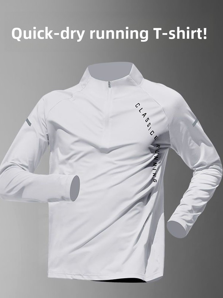 Pakaian Latihan Pria Kaos Leng - Running Gear Quick Dry ulasan dan harga