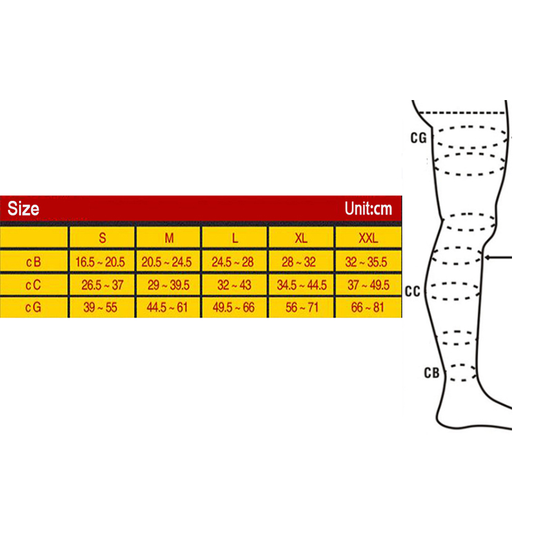S-XL Stoking Kompresi Peregang - Compression Calf Sleeve ulasan dan harga