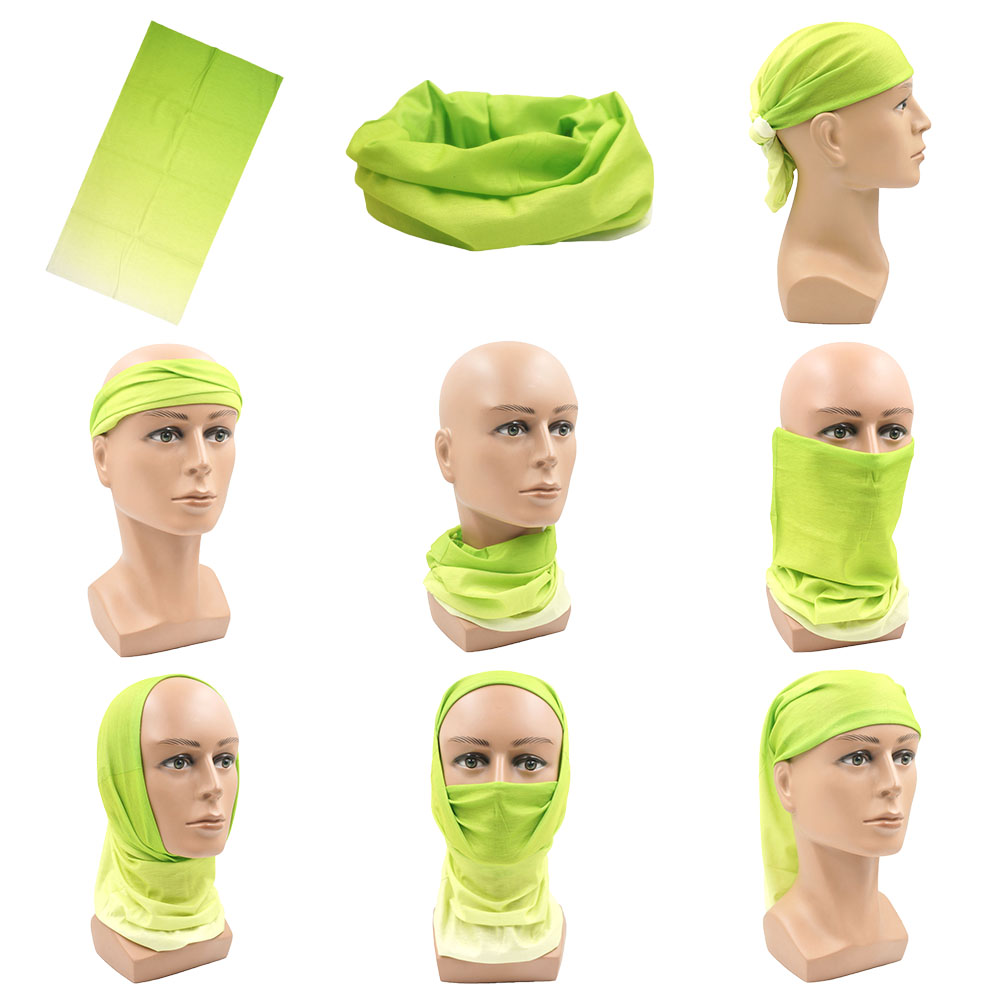 Bandana wajah hijau penutup me - Running Gear Youtube ulasan dan harga