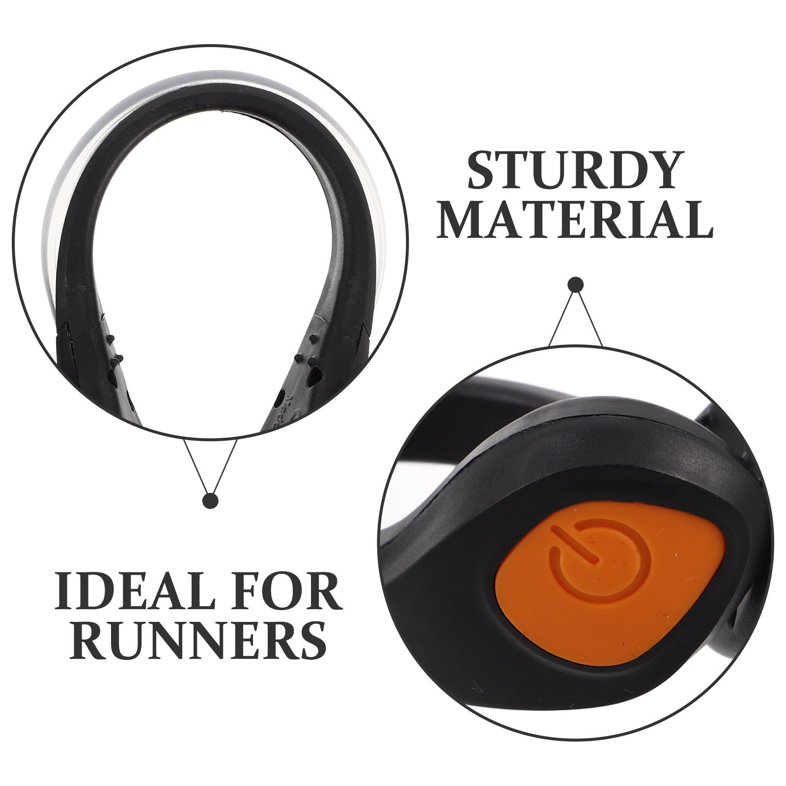 2 Buah Lampu Klip Sepatu LED P - Running Gear For Night ulasan dan harga