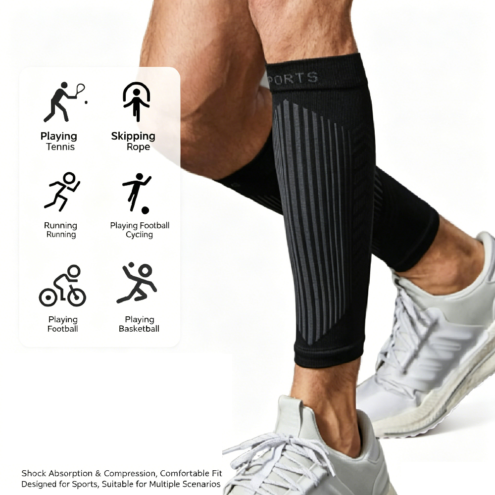 1 Pasang Penyangga Betis Kompr - Compression Calf Sleeve ulasan dan harga