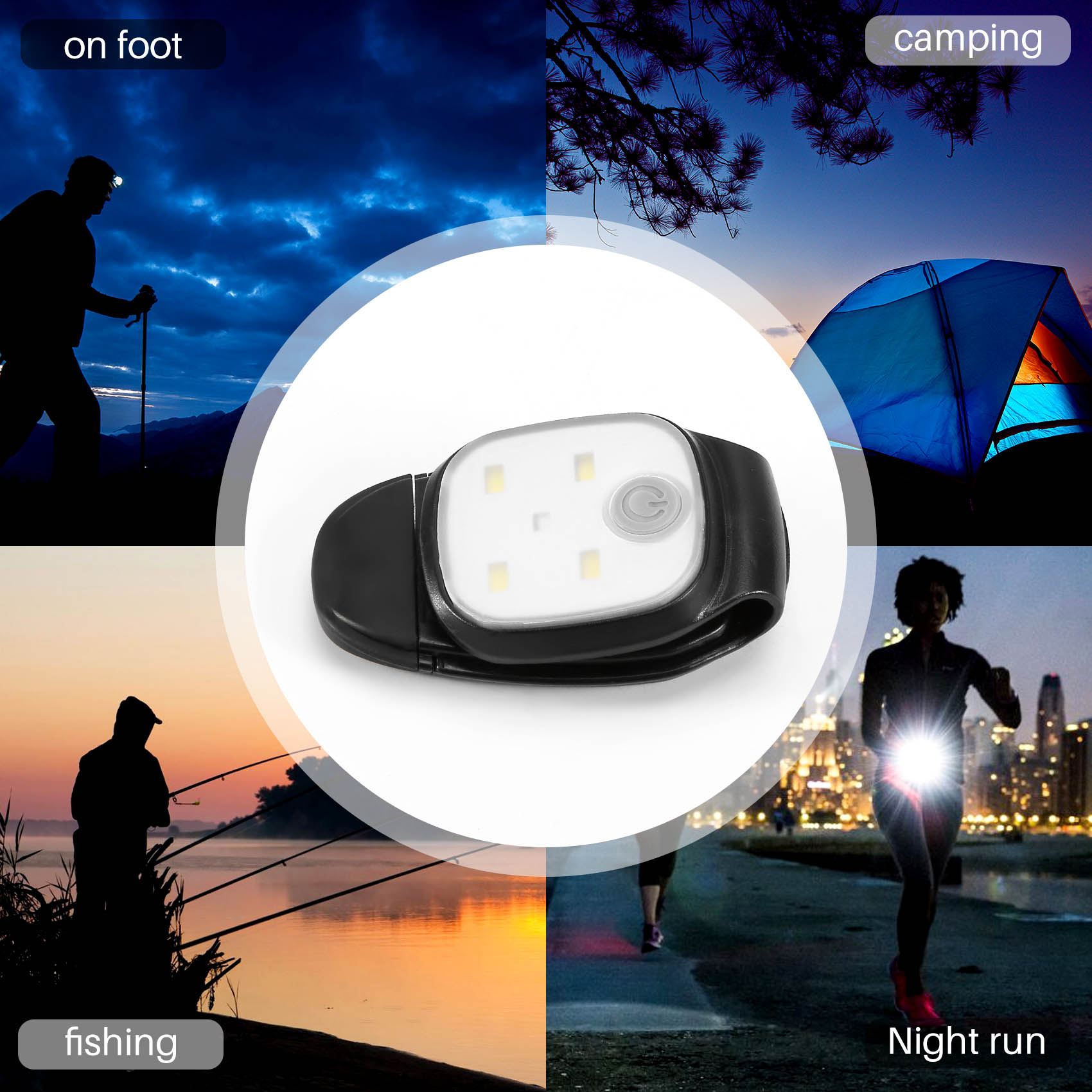 XSXS-Lampu Lari Jepit Luar Rua - Running Gear For Night ulasan dan harga