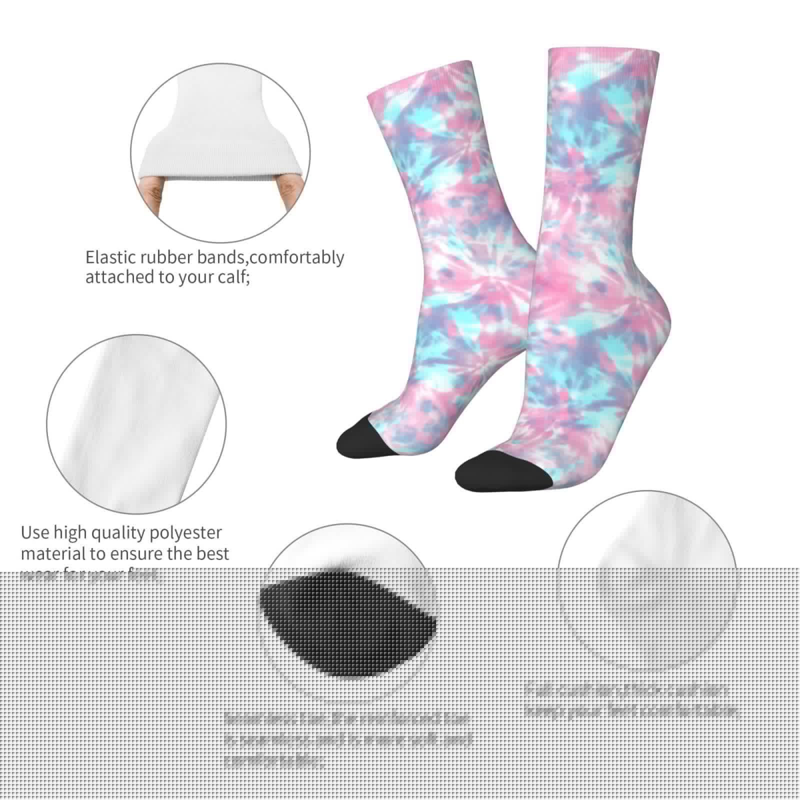 Kaus Kaki Motif Tie Dye Untuk  - Running Gear Youtube ulasan dan harga