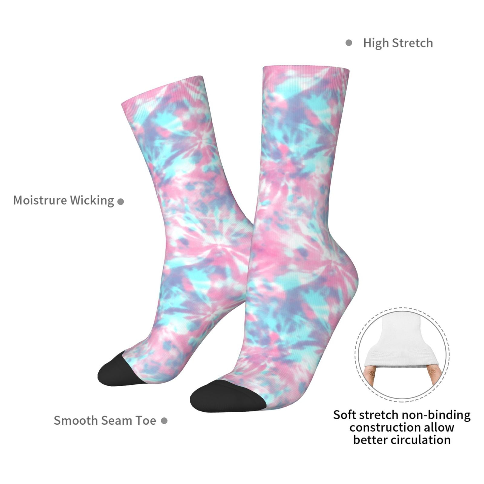 Kaus Kaki Motif Tie Dye Untuk  - Running Gear Youtube ulasan dan harga