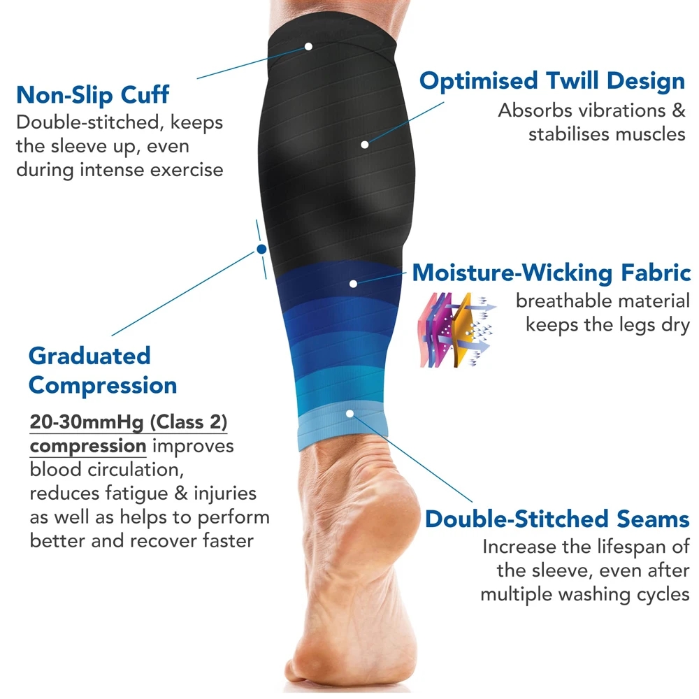 1 Pasang Kaus Kaki Kompresi Be - Compression Calf Sleeve ulasan dan harga