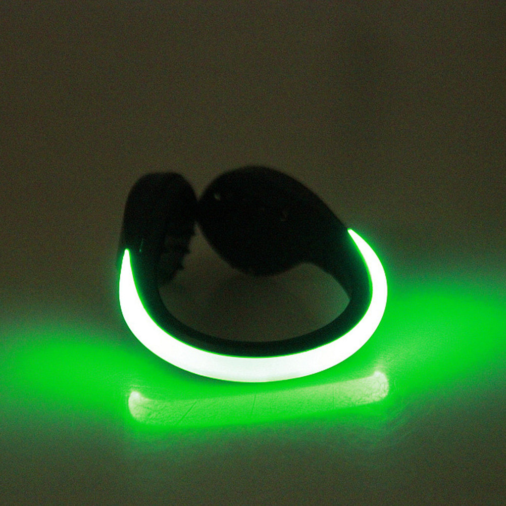 1 Buah Klip Sepatu LED Hijau T - Running Gear For Night ulasan dan harga