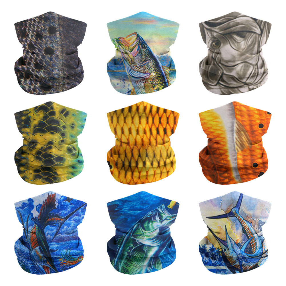 Bandana leher pola sisik ikan, - Running Gear Youtube ulasan dan harga