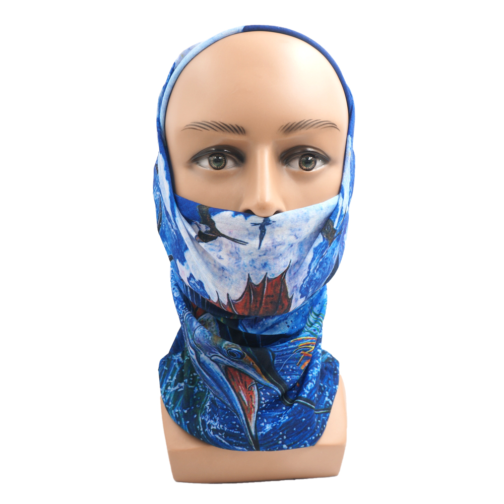 Bandana leher pola sisik ikan, - Running Gear Youtube ulasan dan harga
